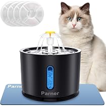 6 Filtros De Carbón De Repuesto Para Fuente Catit Flower Mini - Compatibles Con Fuentes Para Gatos Y Perros Pequeños