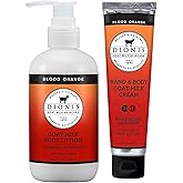 Dionis Goat Milk Blood Orange Hand & Body Cream and Body Lotion Bundle (Pack of 1)