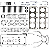 ArbDicco Engine Rebuild Rering Kit Fit for GM Chevy LS Gen III/IV 4.8L 5.3L | LR4 LY2 LM7 L59 LM4 L33 LH6 LC9 LY5, 41859CP MB2199 ES72220, w/Piston Rings Bearing Head Gaskets Bolt
