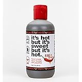 FIRE SYRUP - Jalapeno Infused Simple Syrup - It's hot but it's sweet but it's hot! - 8 Ounce Bottle