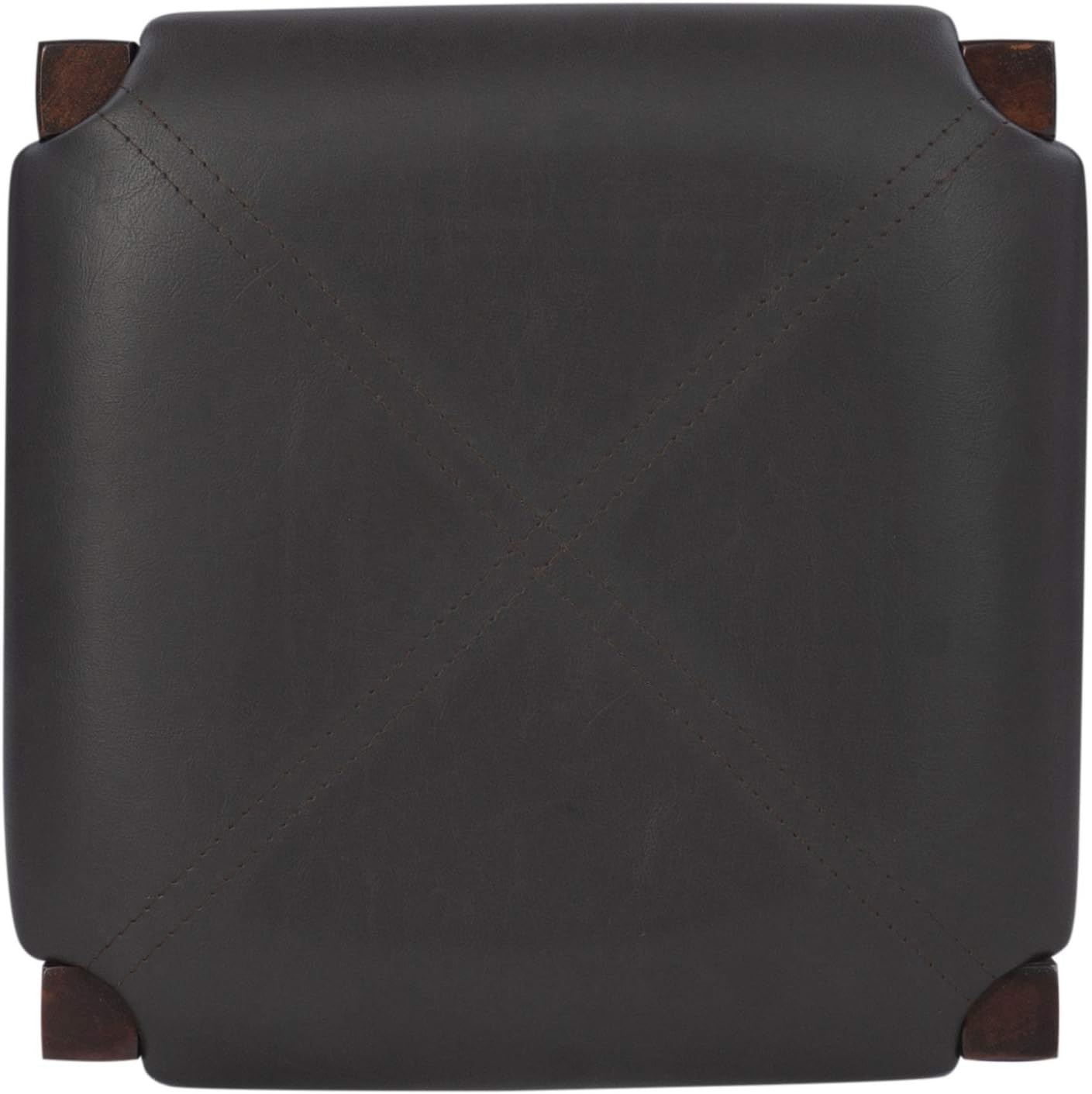 Linon Brown 3-Piece Table Faux Marble Tavern Set, 42" w x 22.25" d x 36" h - Table & Chair Sets