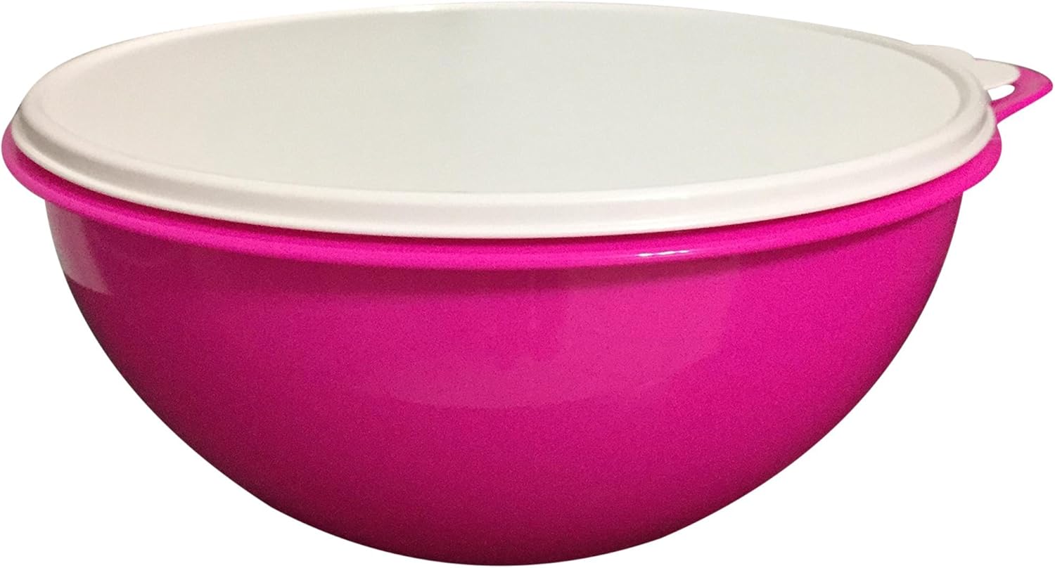TUPPERWARE Thatsa Bowl 19 Cup MIXING BOWL Free US Shipping PALE PINK
