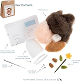 Trimits Hedgehog Needle Felting Craft Kit 8x7.5cm with Wool & Needle view 4