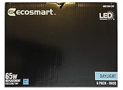 EcoSmart 65W Equivalent Day Light BR30 Dimmable LED