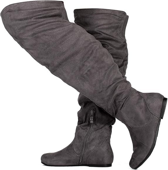plus size over the knee boots uk
