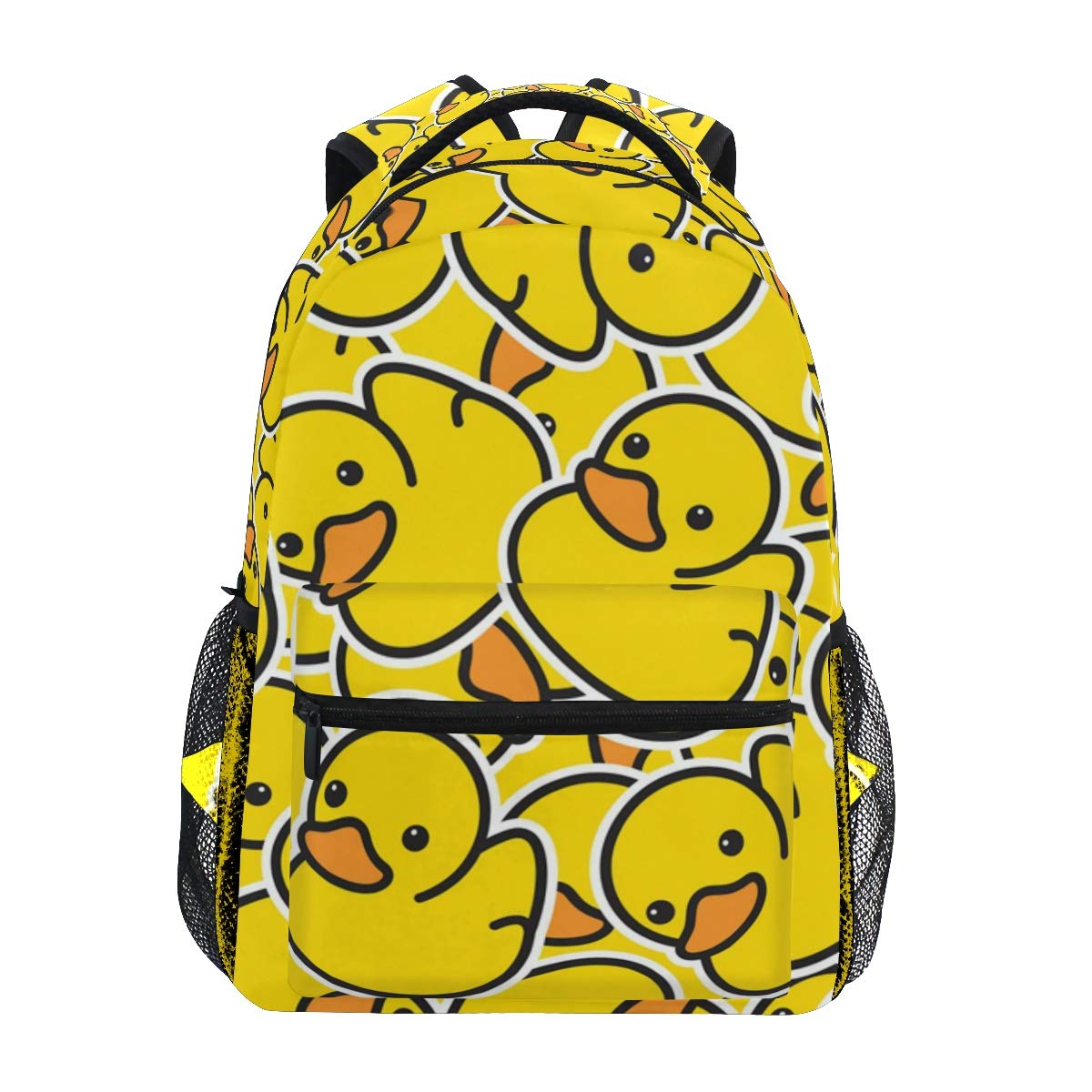 Cute Yellow Duck School Backpack for Boys Girls Kids Travel Bag Bookbag