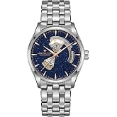 Hamilton Jazzmaster Automatic Mens Watch, 42mm Stainless Steel, Blue Dial | Swiss Made, Blue Dial Analog Watch, Water Resistance 50m, Sapphire Crystal, 3-Hand Movement, Stainless Steel Strap