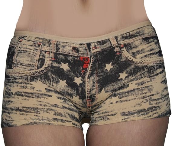 underwear jean shorts