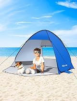 Glymnis Pop Up Beach Tent 1-2 Person UV Protection 185x140x115cm view 9