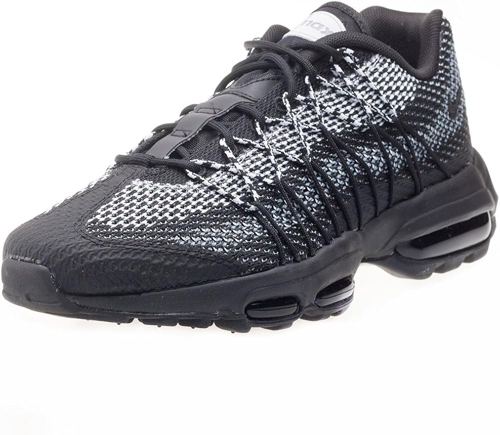 nike air max 95 ultra jacquard black white stealth grey