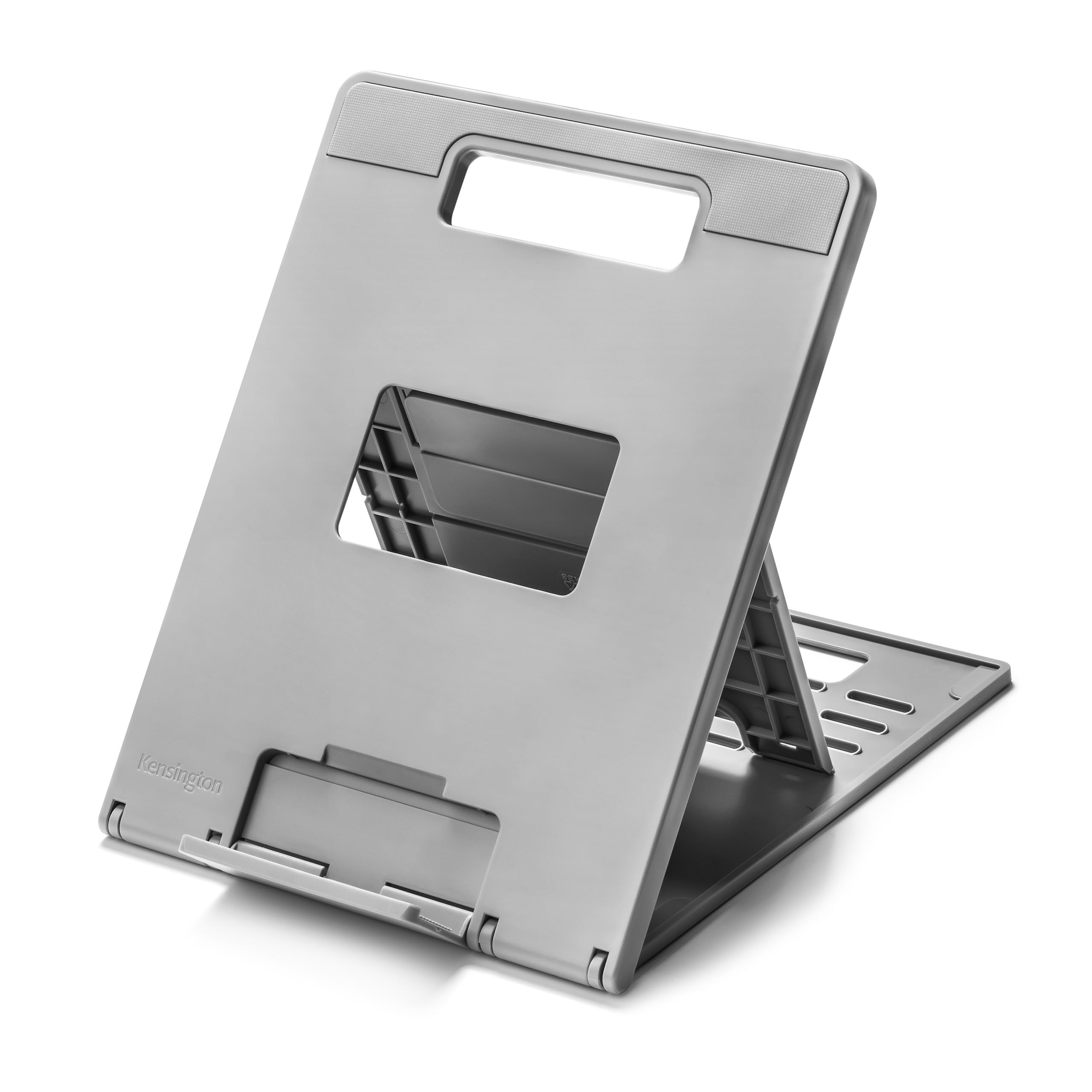 Kensington SmartFit Easy Riser 2.0 Laptop stand for Home Office - Small adjustable laptop desk stand, Portable Laptop Holder (K50421EU), Grey