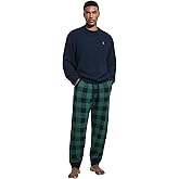 SlumberMee Mens Fleece Plush Pajama Set Ultra Soft Fluffy Warm Pjs Long Sleeve Top & Bottom Knit Winter Sleepwear