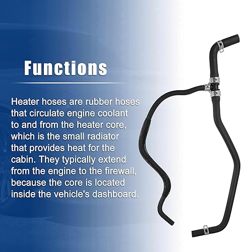 Chrysler 300 Heater Hose HVAC Heater Hose For Chrysler 300 & Dodge Charger/ Challenger (2011-2021) | Heater Supply Hose Replacement 55038163AI Dodge Charger Challenger Heater Hose - View #2