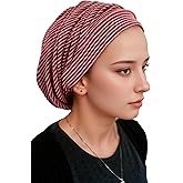 ERMANDINA Jewish Head Covering for Women Tichel Slouchy Beanie Beret Snood Headcovering