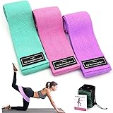 Evershop Resistance Bands for Legs and Butt, Exercise Bands Set Non Slip Booty Bands Hip Bands Wide Workout Bands Sports Fitn