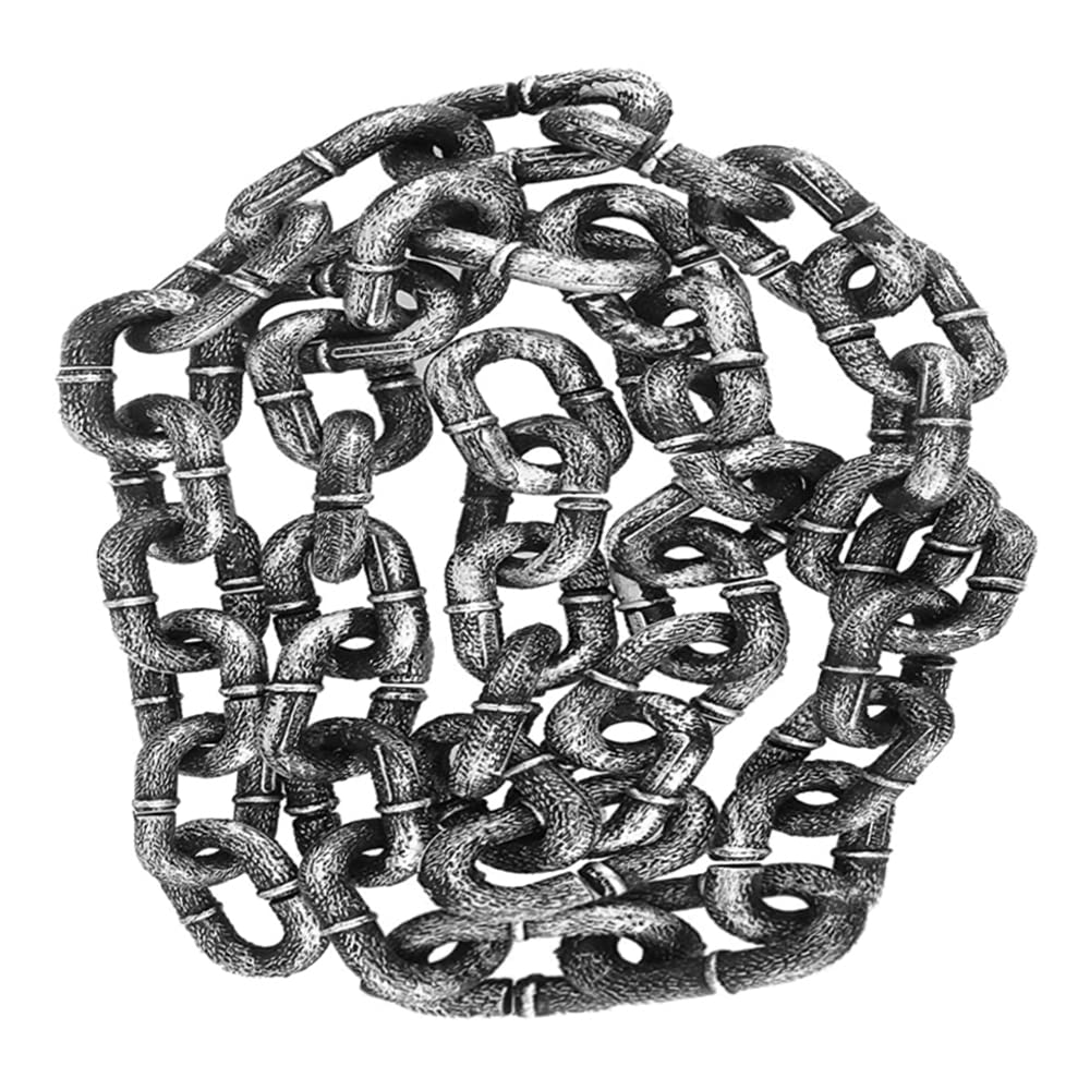 Vocoliday 5.9 Ft Halloween Chains Plastic Chains Props Cosplay Accessory for Halloween Costume Party Decoration