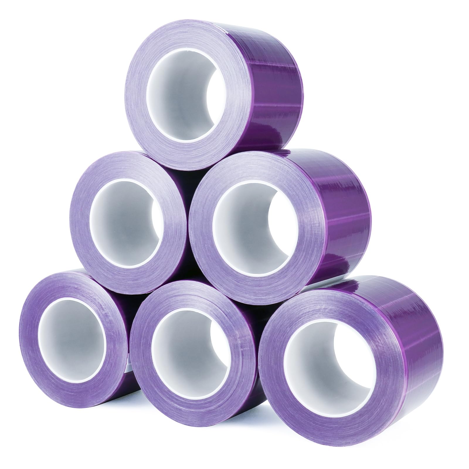 JMU Purple Barrier Film 6 Rolls, Barrier Film Tattoo 4" x 6" Barrier Tape, Dental Barrier Film Roll Image