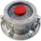Road Superior Truck Parts Standard Aluminum Trailer Hub Cap Replacement Kit for 343-4009 with Gasket and Mounting Bolts