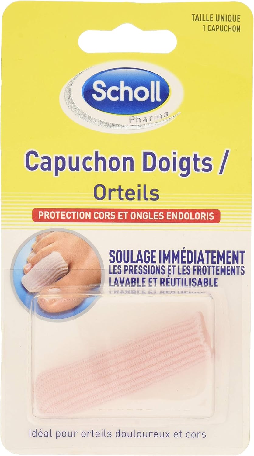 Scholl Gelactiv Finger Toe Cap, Multicolored, Taille unique (Lot de 1)
