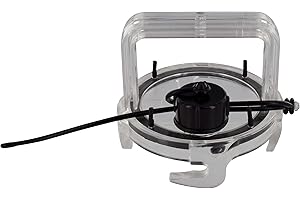 VALTERRA F02-3106CL EZ Coupler Valve Cap with Handle - 3.9", Clear