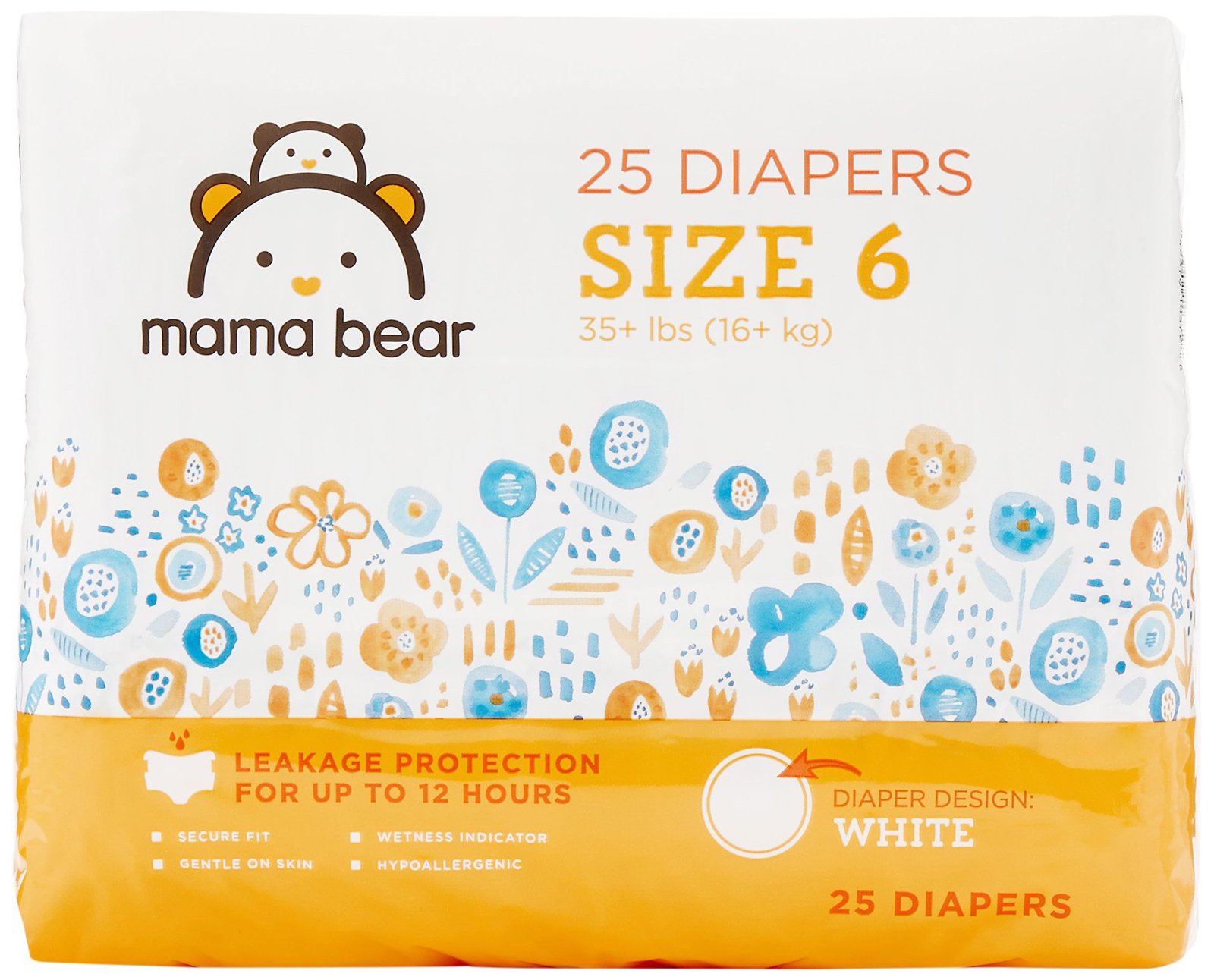 Amazon Brand Mama Bear Diapers Size 4, 36 Count, Bears