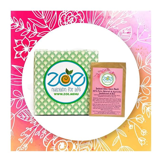 Zoe Nutrition For Life Natural and Ayurvedic Face Pack Rose and