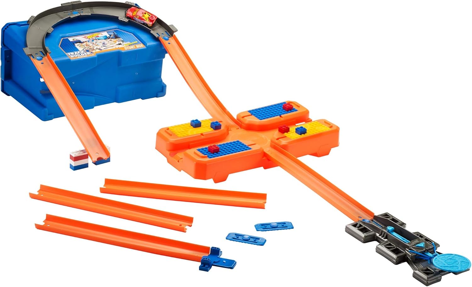 hot wheels track builder ultimate stunt box