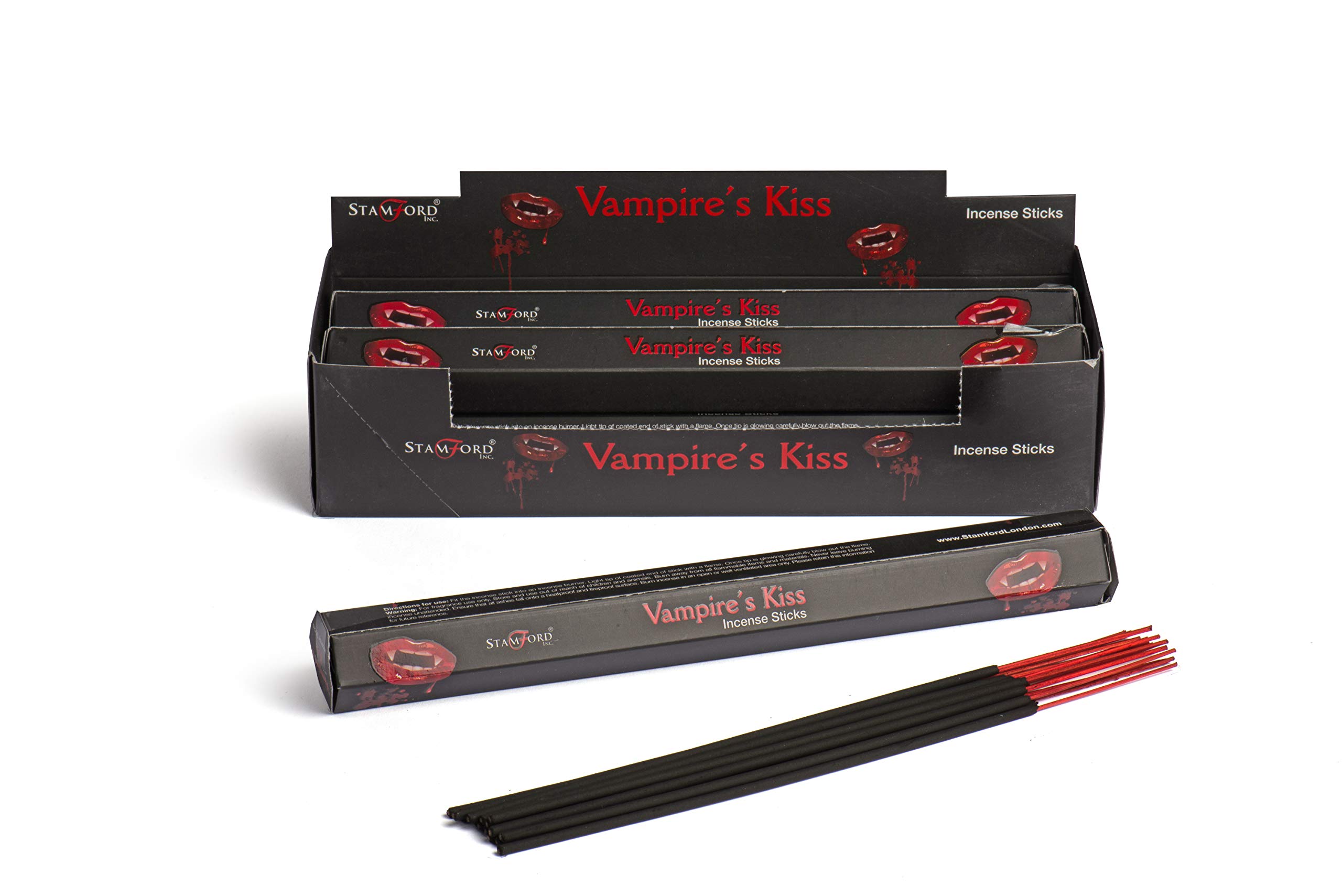 Stamford McGuinness Blood Incense Sticks,Black, Pack of 6