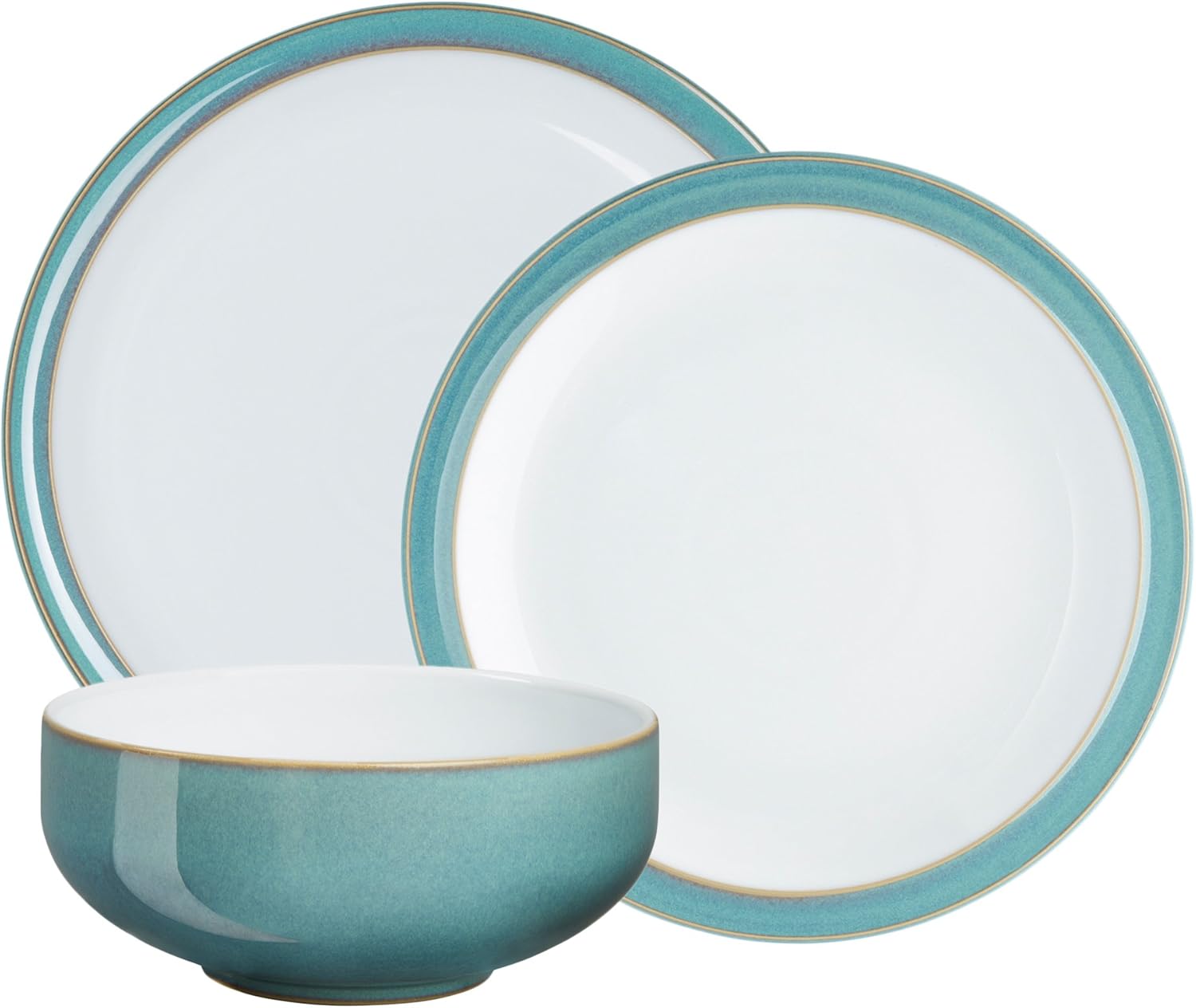 Denby Azure 12Piece Dinnerware Set Amazon.co.uk Kitchen & Home