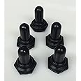Toggle Switch Boots Black 5 Pack Marine/Boat