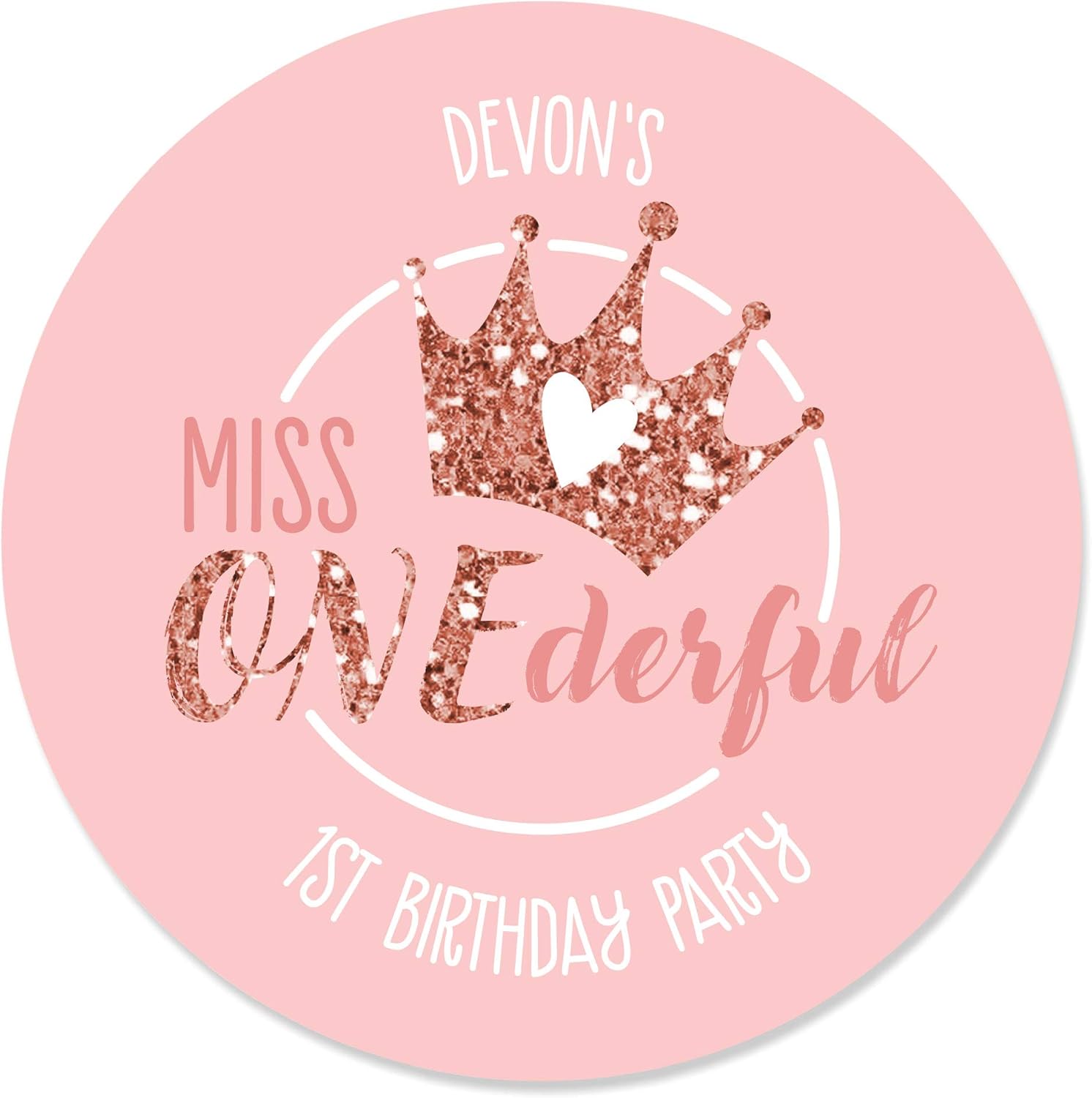 personalised 1st birthday party favors