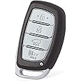 Keymall Car Smart Key Fob Keyless Entry Remote Control Replacement for Hyundai Tucson 2018 2019 2020 2021 433MHz 47Chip(FCC ID:TQ8-FOB-4F11 P/N:95440-D3510) 4 Buttons