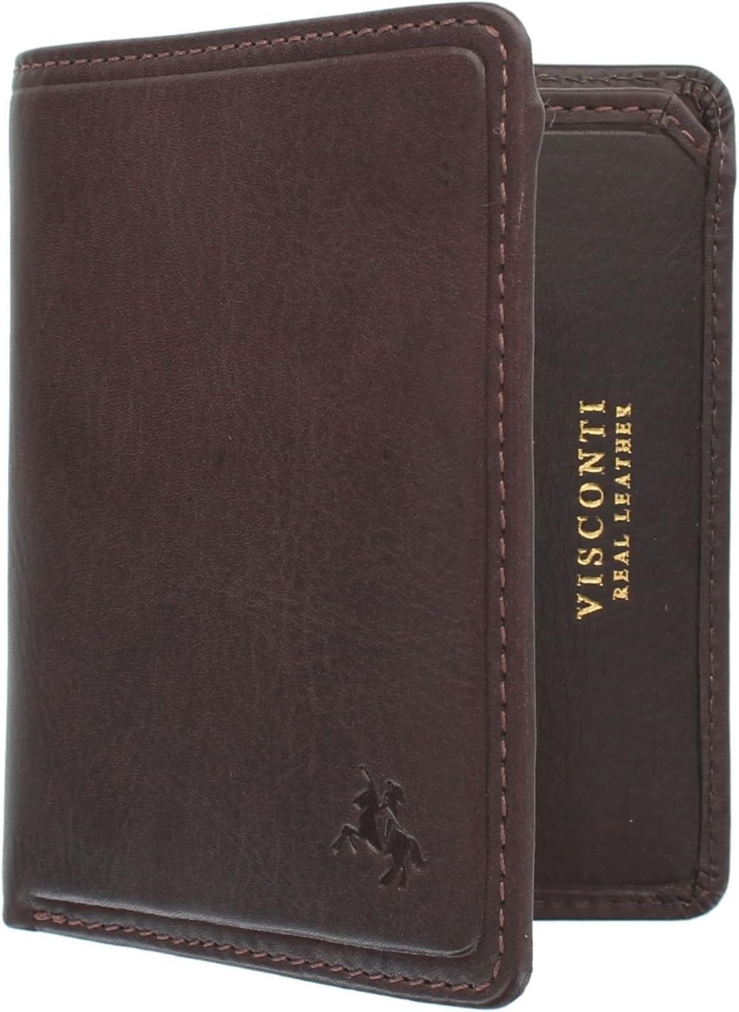 VISCONTI Tuscany Collection Xavi Leather Wallet with RFID Protection TSC39 Brown