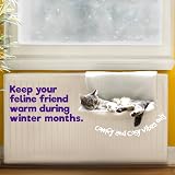 Petlicity Cat Radiator Bed Warm & Cozy Frame with Removable Fleece Cover view 2