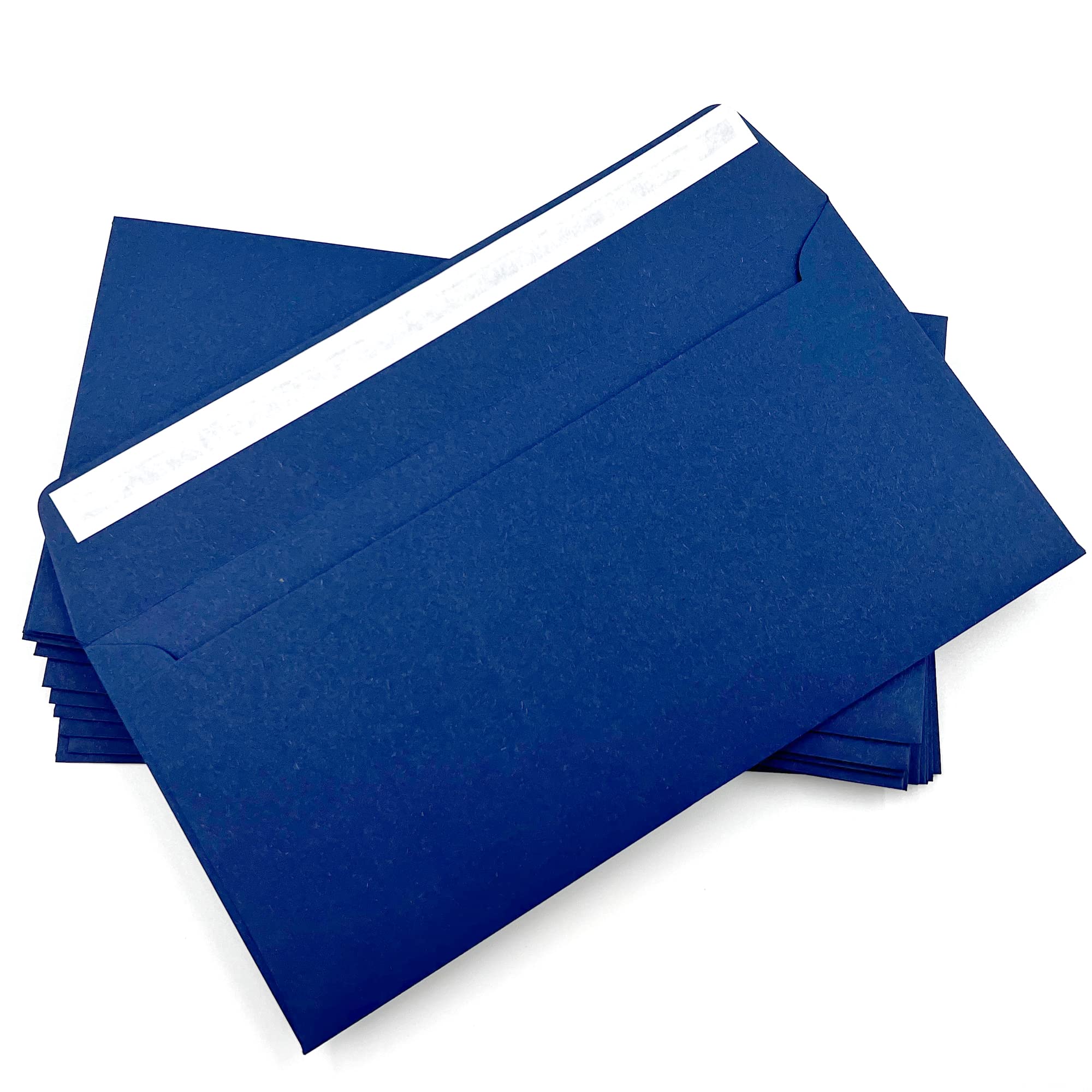 Umschlag-Discount 50 Blue Envelopes, 220 mm x 110 mm, Self-Adhesive, 50 Count
