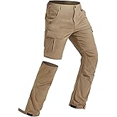 Men's Hiking Convertible Pants Water Resistant Quick Dry Lightweight Zip Off Stretch Outdoor Fishing Pants