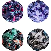HOMQYTE High Elasticity Ball, Super High Bouncing Foam Balls for Adults Improve Hand-Eye Coordination Sports Training