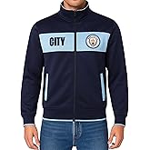Icon Sports Officially Licensed Manchester City FC Soccer Track Jacket - Unisex Adult