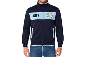Icon Sports Officially Licensed Manchester City FC Soccer Track Jacket - Unisex Adult