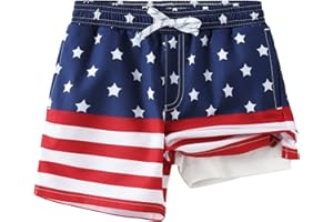 HODOSPORTS Boys Swim Trunks Swimwear Bathing Suits Swim Shorts with Pockets