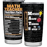 Math Teacher Tumbler - Appreciation & Birthday Gifts, 20oz Coffee Mug