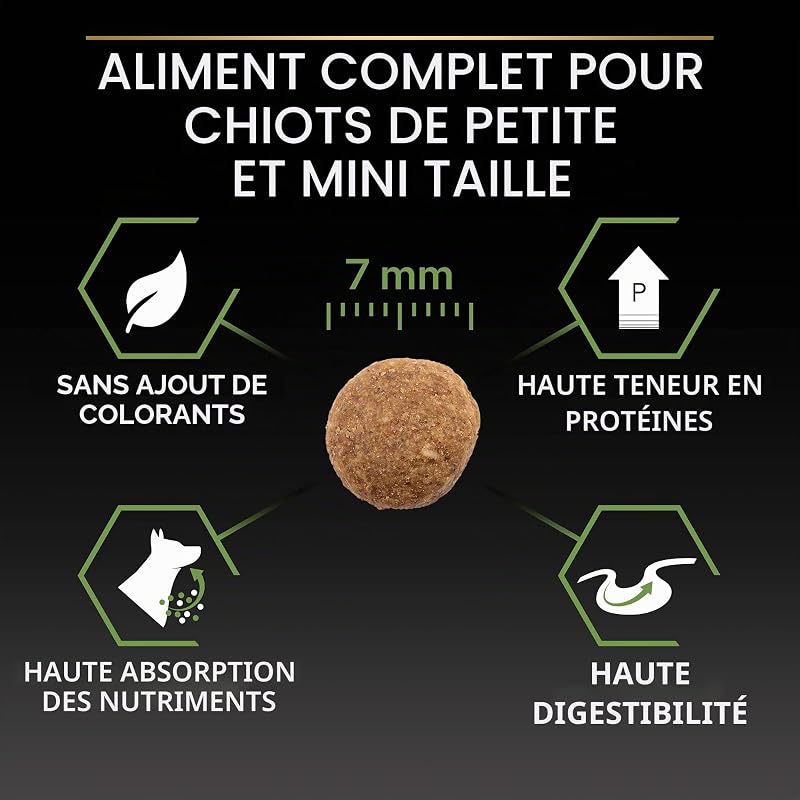 Pro Plan Small&Mini Puppy Start Croquettes pour Chien Chiot avec Colostrum 8 x 700 g