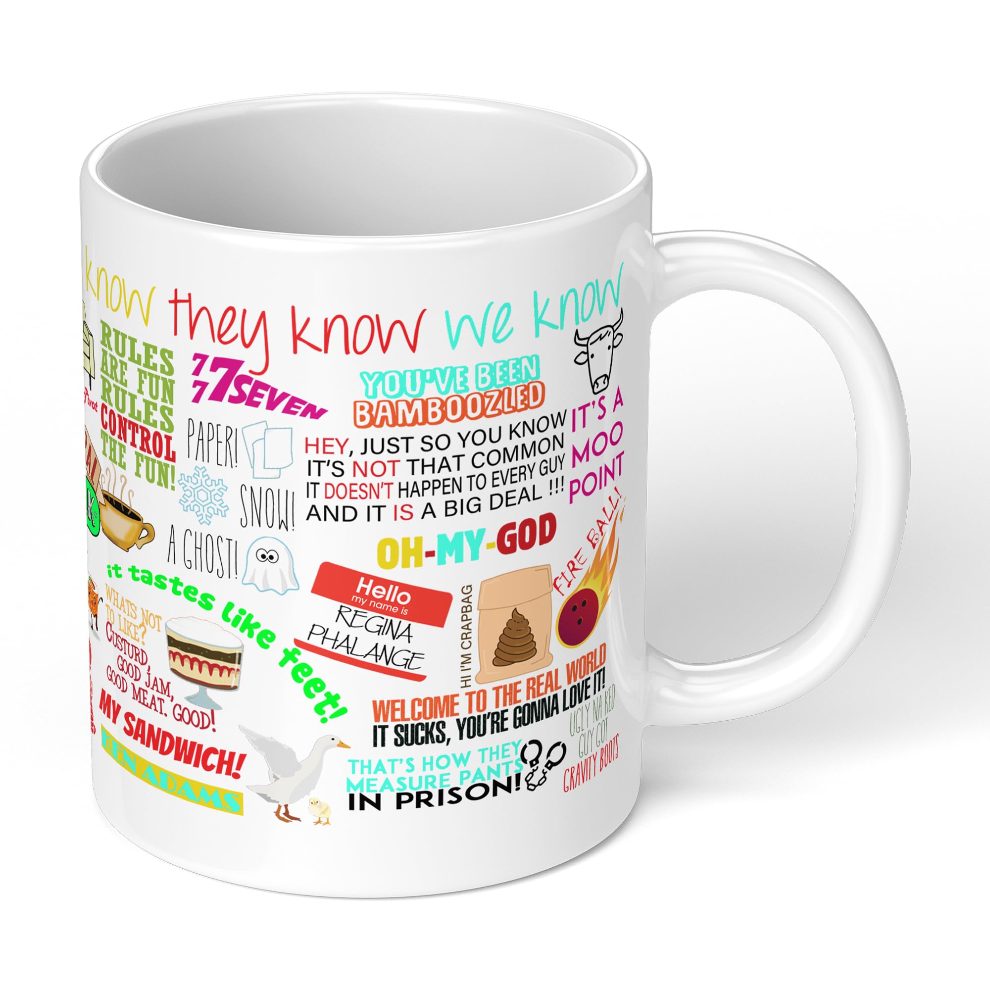Ultimate Friends Tv Show Quote Mug Cup Best Christmas Birthday Present Fun Gift