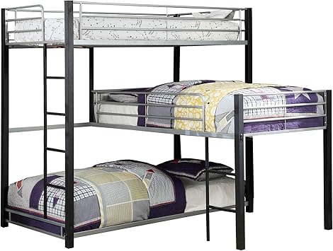 three tier bunk bed
