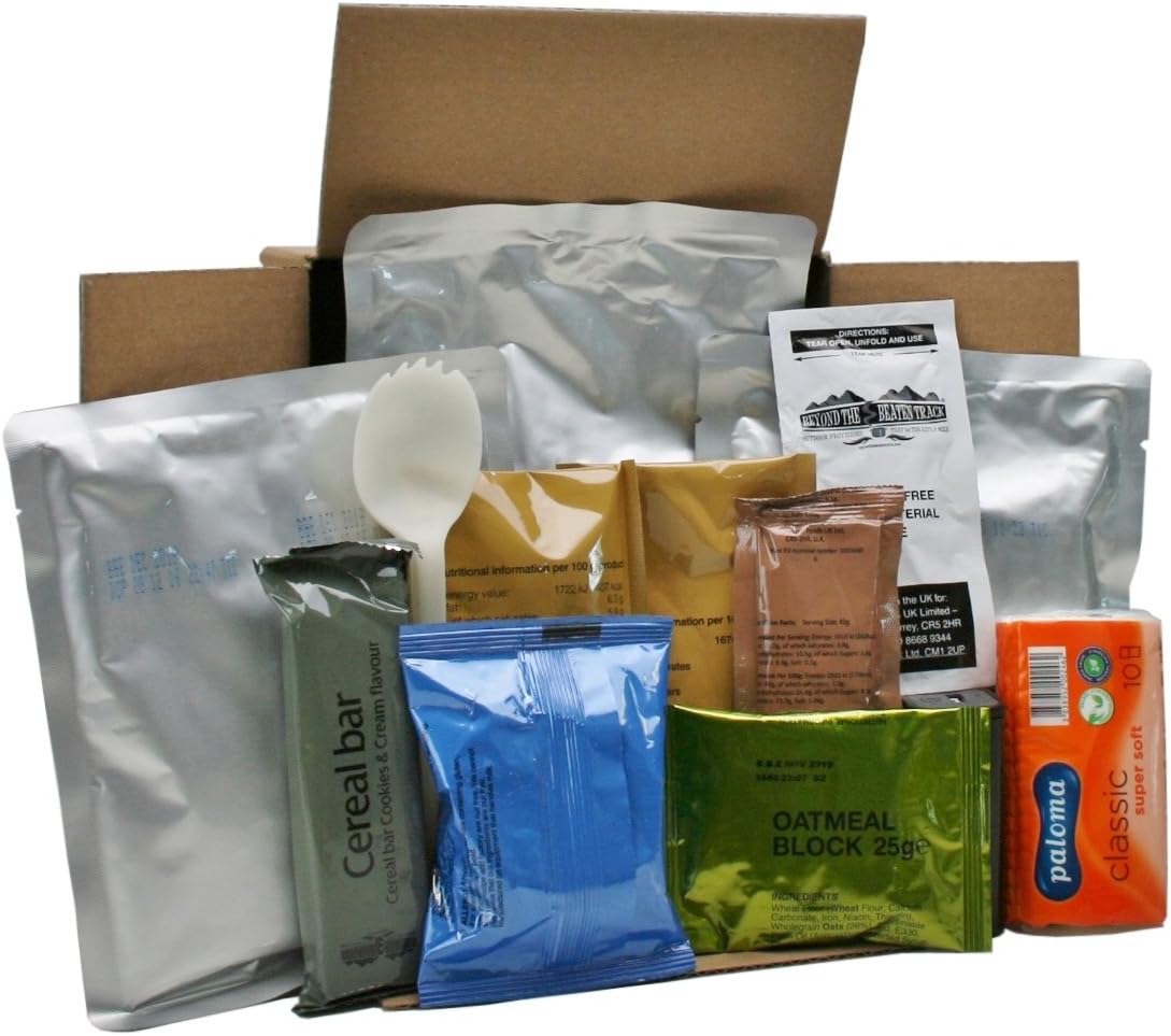 Army Ration Pack Ready To Eat Meals New Menu 4 Amazon.co.uk Grocery