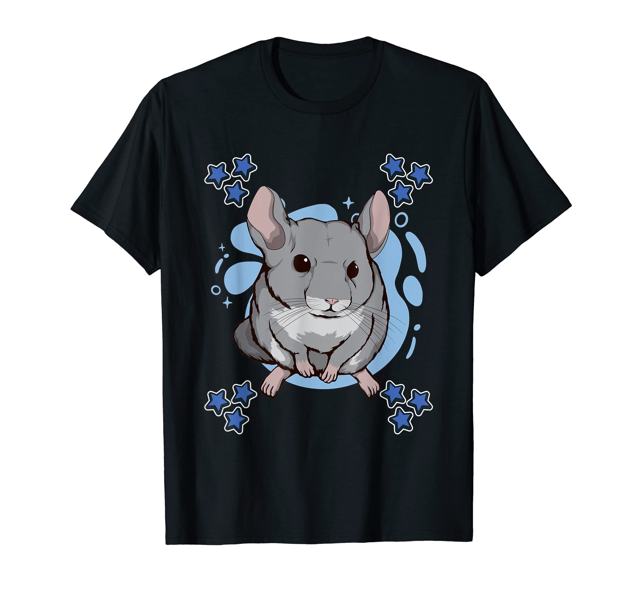 Chinchilla Blue Design Rodent Stuff Chinchillas T-Shirt