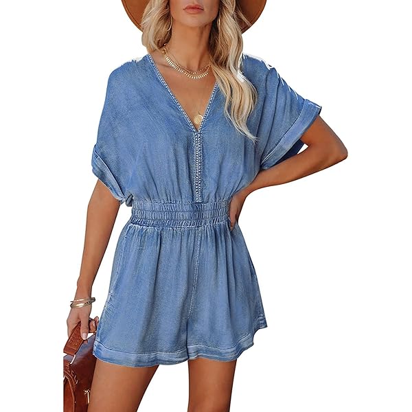 Amazon.com: EsEiCo Womens Short Sleeve Pocket Belted Shirt
