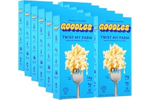 Goodles Twist My Parm Mac & Cheese 12 Pack, 6oz - 14g Protein, 6g Fiber with Prebiotics, 21 Nutrients and Made w/REAL Cheese! | Clean Label Certified