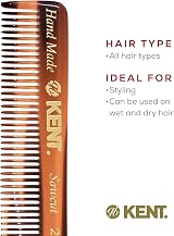KENT 20T 100mm Fine Tooth Folding Pocket Hair Comb Mens Cellulose Acetate view 6