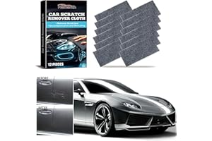 ZukQvrivelig 12Pcs Car Scratch Cloth Remover Nano,Scratch Remover for Vehicles,Nano Sparkle ClothCar Scratch Repair,Sparkle Cloth for Car Scratchess,Easily to Repair Scratches,Swirls,Paint Residue